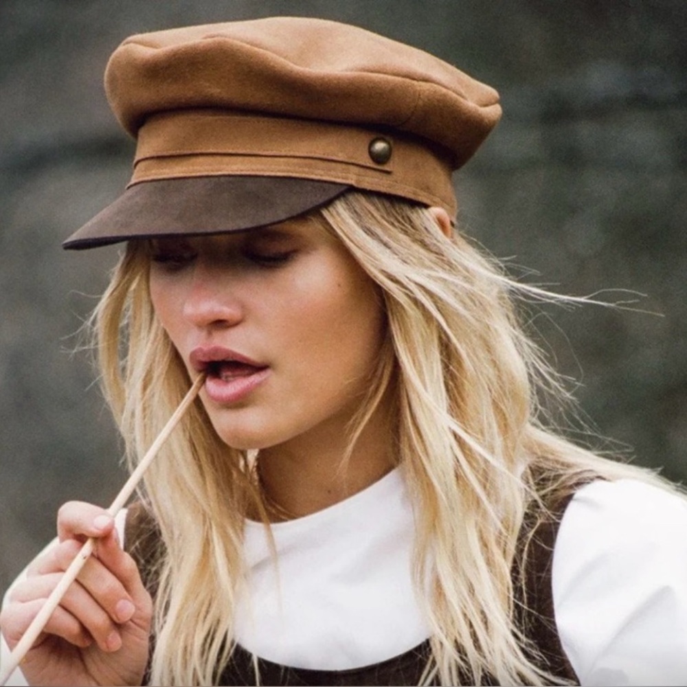 Lack Of Color Brown Tan Cap newsboy cap